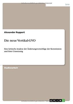 portada Die neue Vertikal-GVO (German Edition)