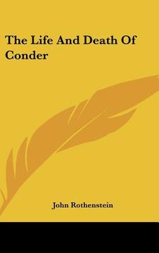portada the life and death of conder (en Inglés)