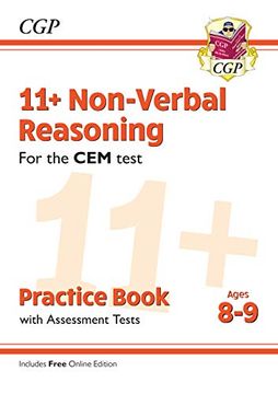 portada New 11+ cem Non-Verbal Reasoning Practice Book & Assessment Tests - Ages 8-9 (en Inglés)