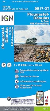 portada 0517Ot Plougastel Daoula le Faou 1: 25 000 (in French)