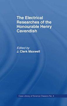 portada Electrical Researches of the Honorable Henry Cavendish (in English)