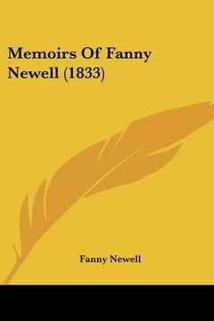 portada memoirs of fanny newell (1833) (in English)