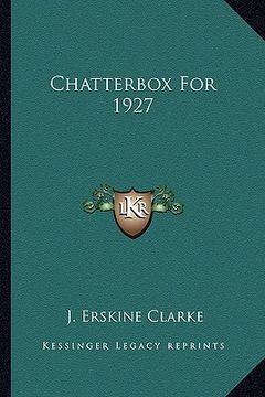 portada chatterbox for 1927 (in English)