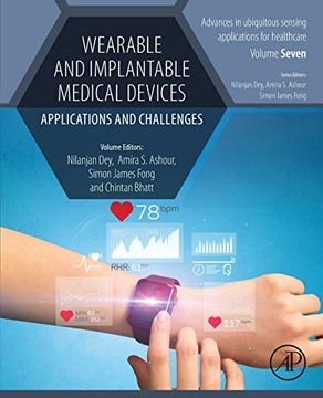 portada Wearable and Implantable Medical Devices: Applications and Challenges (Advances in Ubiquitous Sensing Applications for Healthcare) (en Inglés)
