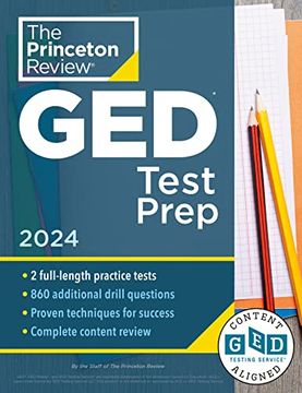 portada Princeton Review GED Test Prep, 2024: 2 Practice Tests + Review & Techniques + Online Features (en Inglés)