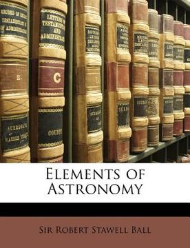 portada elements of astronomy (en Inglés)