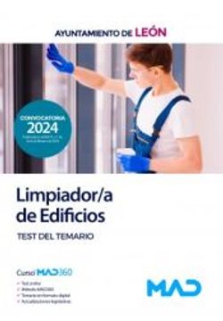 portada Limpiador/A de Edificios. Test del Temario (in Spanish)