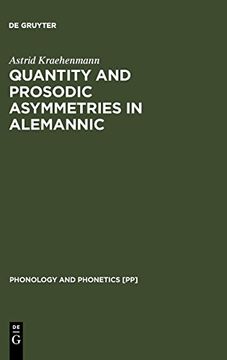portada Quantity and Prosodic Asymmetries in Alemannic (en Inglés)