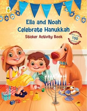 portada Ella and Noah Celebrate Hanukkah: Sticker Activity Book (en Inglés)