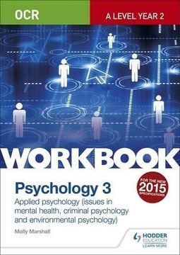 portada OCR Psychology for a Level Workbook 3 (en Inglés)