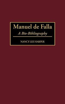 portada Manuel de Falla: A Bio-Bibliography (in English)