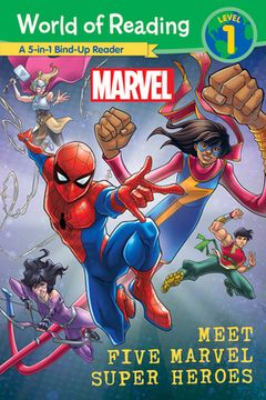portada World of Reading: Meet Five Marvel Super Heroes (in English)