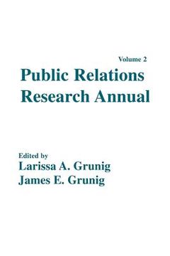 portada public relations research annual: volume 2 (en Inglés)