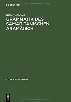 portada Grammatik des samaritanischen Aramäisch (Studia Samaritana) (German Edition)