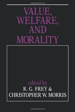 portada Value, Welfare, and Morality (en Inglés)