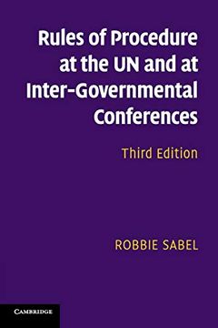 portada Rules of Procedure at the un and at Inter-Governmental Conferences (in English)