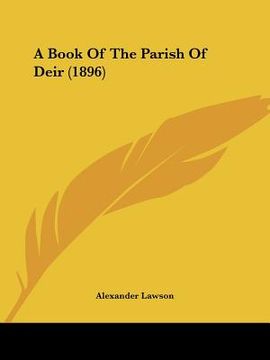 portada a book of the parish of deir (1896) (in English)
