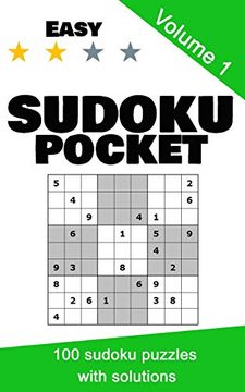 portada Sudoku Pocket: 100 Sudoku Puzzles, Easy Level, Volume 1 (Sudoku Pocket - Easy) (in English)
