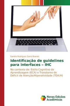 portada Identificação de guidelines para interfaces - IHC (en Portugués)