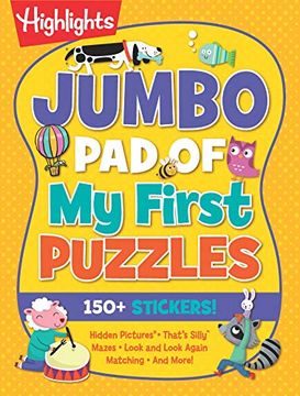 portada Jumbo pad of my First Puzzles (Highlights Jumbo Books & Pads) (en Inglés)