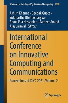 portada International Conference on Innovative Computing and Communications: Proceedings of ICICC 2021, Volume 2