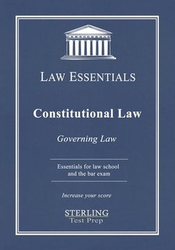 portada Constitutional Law, Law Essentials: Governing Law for Law School and Bar Exam Prep (in English)