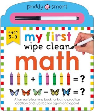 portada My First Wipe Clean: Math (Priddy Learning) (en Inglés)