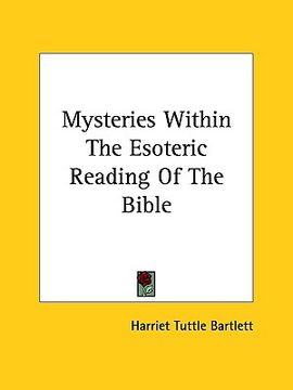 portada mysteries within the esoteric reading of the bible (in English)