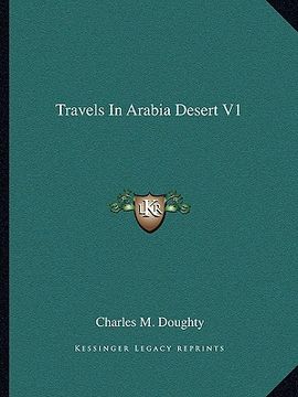 portada travels in arabia desert v1 (en Inglés)