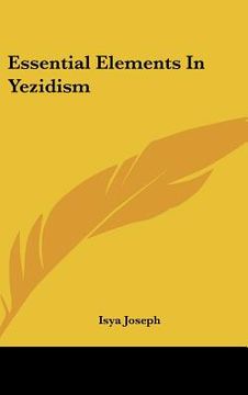 portada essential elements in yezidism (en Inglés)
