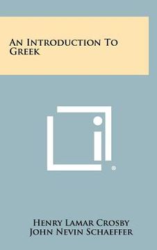 portada an introduction to greek (en Inglés)