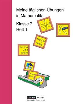 portada Meine Täglichen Übungen in Mathematik, Klasse 7: 7: Schuljahr - Arbeitsheft 1 (en Alemán)