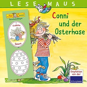 portada Lesemaus 77: Conni und der Osterhase: Mit Buntem Oster-Anhänger (77) (en Alemán)