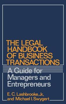 portada the legal handbook of business transactions: a guide for managers and entrepreneurs