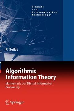 portada algorithmic information theory: mathematics of digital information processing