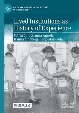portada Lived Institutions as History of Experience (en Inglés)