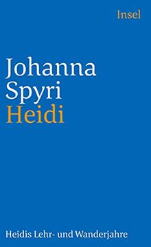 portada Heidi: Heidis Lehr- und Wanderjahre (Insel Taschenbuch) (in German)