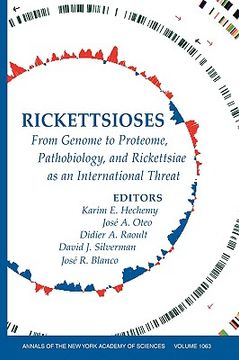 portada rickettsioses: from genome to proteome, pathobiology, and rickettsiae as an international threat