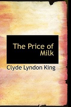 portada the price of milk (en Inglés)