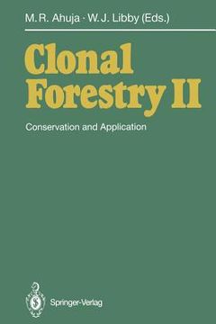 portada clonal forestry ii: conservation and application (en Inglés)