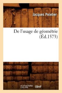 portada de l'Usage de Géométrie (Éd.1573) (in French)