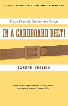 portada In a Cardboard Belt! Essays Personal, Literary, and Savage (en Inglés)