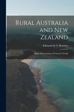 portada Rural Australia and New Zealand: Some Observations of Current Trends (en Inglés)