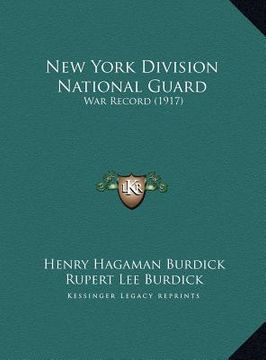 portada new york division national guard: war record (1917) (en Inglés)