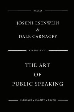 portada The Art Of Public Speaking (en Inglés)