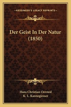 portada Der Geist In Der Natur (1850) (en Alemán)