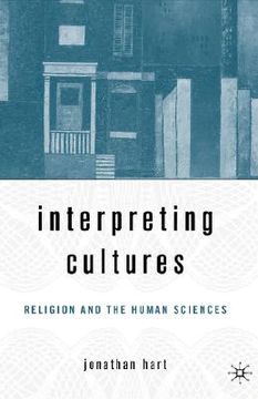 portada interpreting cultures: literature, religion, and the human sciences (en Inglés)