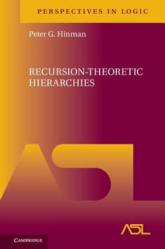 portada Recursion-Theoretic Hierarchies (Perspectives in Logic) (en Inglés)