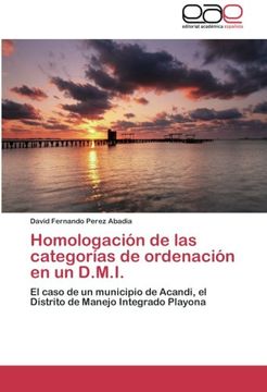 portada Homologación de las categorías de ordenación en un D.M.I.: El caso de un municipio de Acandi, el Distrito de Manejo Integrado Playona