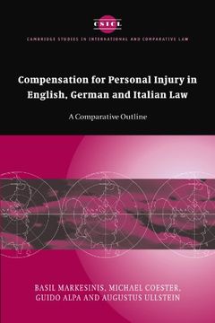 portada Compensation for Personal Injury in English, German and Italian law Paperback (Cambridge Studies in International and Comparative Law) (in English)